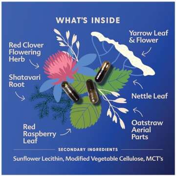 Motherlove Balancing Blend Herbal Capsules for Hormonal Health