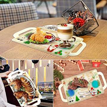 Versatile Christmas Silicone Resin Tray Molds for DIY