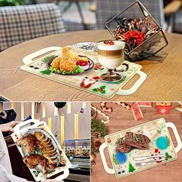 Versatile Christmas Silicone Resin Tray Molds for DIY