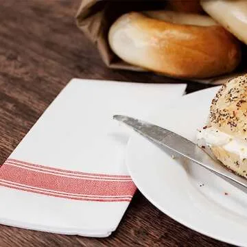 SimuLinen Elegant Disposable Dinner Napkins - Soft, Absorbent