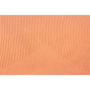 QINSEN Seamless Workout Set Cropped Tank Tops for Women Ribbed 2 Piece Yoga Outfits Active Shorts Light Orange S