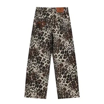 Aelfric Eden High Waist Leopard Print Jeans for Style