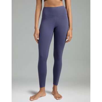 Colorfulkoala Women's Soft High Waisted Yoga Pants Full-Length