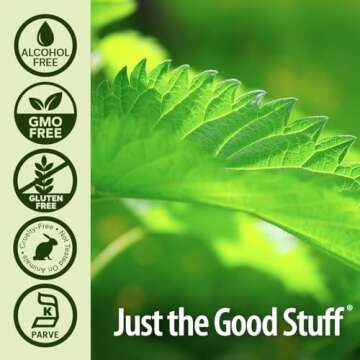 Nature's Answer Nettle Extract 1 Ounce – Gluten Free, Non-GMO, Alcohol-Free, Kosher, Supports Prostate Function & Male Wellness – Made in The USA, Functional for Nettle Tea