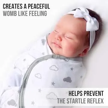 Mama Cheetah Organic Baby Swaddle Blanket, Adjustable Newborn Swaddle Sleep Sacks, Easy Swaddles for...