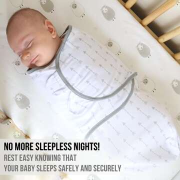 Mama Cheetah Organic Baby Swaddle Blanket, Adjustable Newborn Swaddle Sleep Sacks, Easy Swaddles for Boys and Girls 0-3 Months, Nursery Swaddling Essentials, 3-Pack, Grey