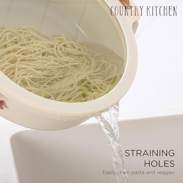 Country Kitchen Stackable Pot Set - Nonstick Cookware Solution!