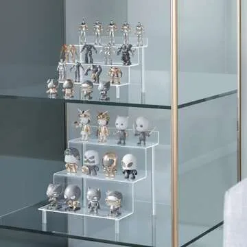 Grarry Acrylic Risers Display Stand for Perfume Organizer