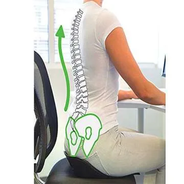 2xhome - Ergonomic Adjustable Rolling Saddle Stool Chair with Back Wheels Support for Clinic Hospital Pharmacy Medical Beauty Lab Exam Office Technician Physical Therapy, Single, Set of 1