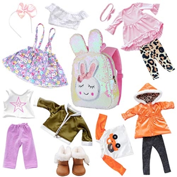 Ecore Fun Doll Clothes Set with Accessories for Kids