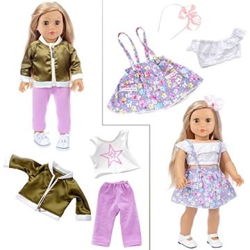 Ecore Fun Doll Clothes Set with Accessories for Kids