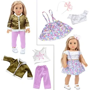 Ecore Fun Doll Clothes Set with Accessories for Kids