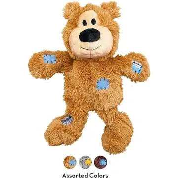 KONG Wild Knots Bears Durable Dog Toys Size:Small/Med Pack of 2 Small Breeds