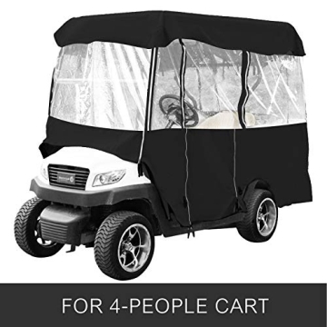 Happybuy Golf Cart Cover 4 Passenger Weatherproof Durable