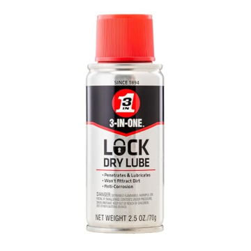 3-IN-ONE Lock Dry Lube - Ultimate Protection for Locks