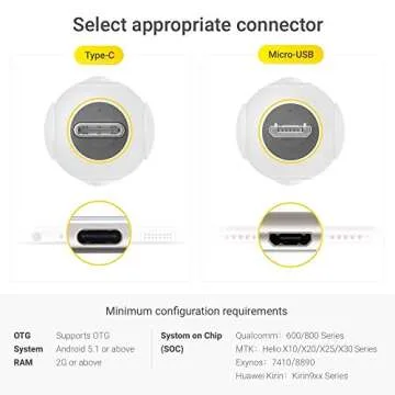 Insta360 Air - 360 VR Camera for Android Phone (Type-C Connector), Black (Insta360 Air (Type-C) - CINMAIR/A)