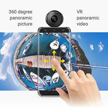 Insta360 Air - 360 VR Camera for Android Phone (Type-C Connector), Black (Insta360 Air (Type-C) - CINMAIR/A)