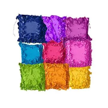 YMH BEAUTE 9 Neon Eyeshadow Palette + Liquid Glitter Eyeshadow 01