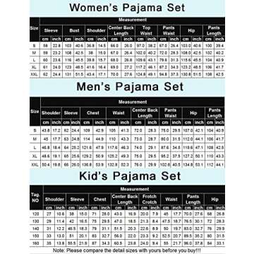 Ekouaer Christmas Family Matching Pajamas Long Sleeve Button Down Pj Set Festival Party Sleepwear,Navy Blue Xmas Tree,Kids,8-9Y