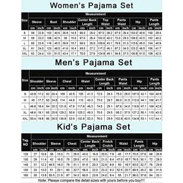 Ekouaer Christmas Family Matching Pajamas Long Sleeve Button Down Pj Set Festival Party Sleepwear,Navy Blue Xmas Tree,Kids,8-9Y