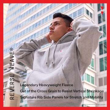 Champion Men's Reverse Weave Sweatshirt in Classic Fit