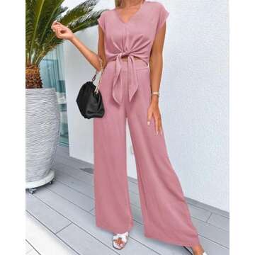 Dowerme Woman Casual Tracksuit: Summer Dressy Two-Piece Outfit