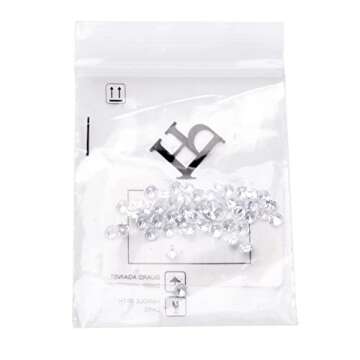 Pandahall 50pcs Clear Grade A Rivoli Xilion Diamond Shaped Cubic Zirconia Cabochons Chaton Rhinestone DIY Embellishment Faceted 4x2.5mm