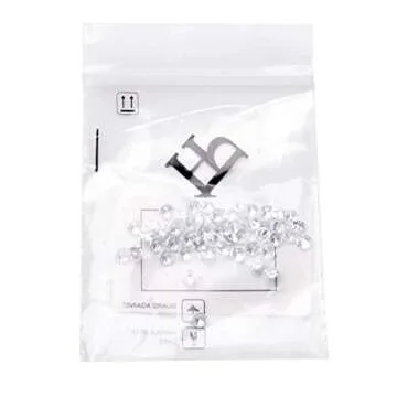 Pandahall 50pcs Grade A Rivoli Cubic Zirconia Cabochons