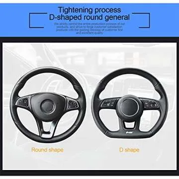 Bling Soft Leather Steering Wheel Cover for Women