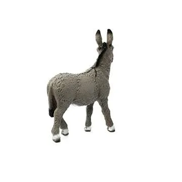 Schleich Farm World Realistic Donkey Figurine - Durable & Fun Toy