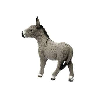 Schleich Farm World Realistic Donkey Figurine - Durable & Fun Toy