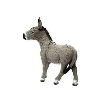 Schleich Farm World Realistic Donkey Figurine - Durable & Fun Toy