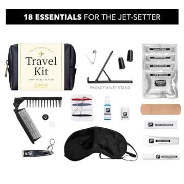 Pinch Provisions Travel Kit, Includes 18 Must-Have Emergency Essential Items for Travelling, Ideal R...