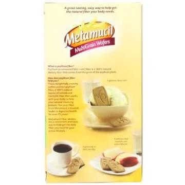 Metamucil Meta Multi-grain Fiber Wafers by Meta Apple Crisp 24 count (Pack of 3) (OLD)