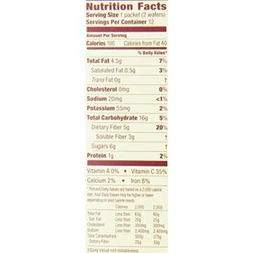 Metamucil Meta Multi-grain Fiber Wafers by Meta Apple Crisp 24 count (Pack of 3) (OLD)