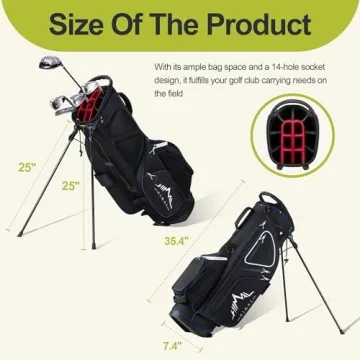 GoHimal 14-Way Golf Stand Bag Lightweight Durable Design