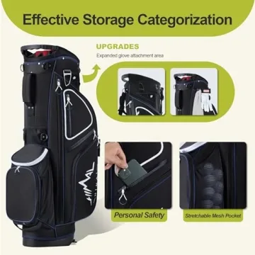 GoHimal 14-Way Golf Stand Bag Lightweight Durable Design