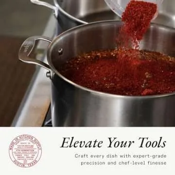 Made In Cookware - 6 Quart Stainless Steel Stock Pot With Lid - 5 Ply Stainless Clad - Professional Cookware - Crafted in Italy - Induction Compatible