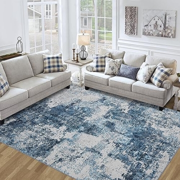 Soft 9x12 Area Rug for Living Room with Anti-Slip