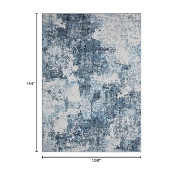 Soft 9x12 Area Rug for Living Room with Anti-Slip