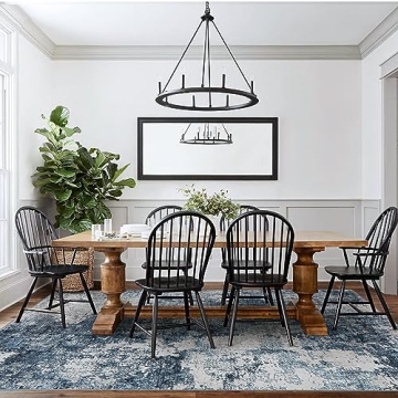 Soft 9x12 Area Rug for Living Room with Anti-Slip