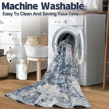 Soft 9x12 Area Rug for Living Room with Anti-Slip