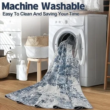 Soft 9x12 Area Rug for Living Room with Anti-Slip