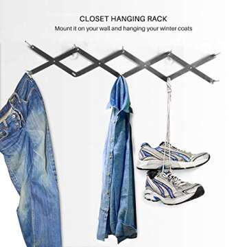 Hovico Pot Lid Holder - Adjustable Kitchen Organizer Rack