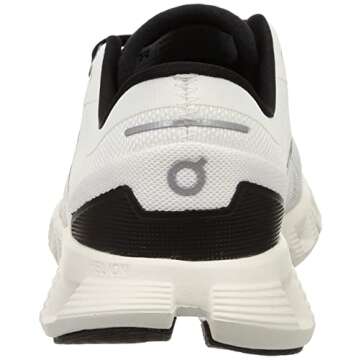 On Women's Cloud X 3 Sneakers, White/Black, 9.5 Medium US