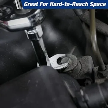 WORKPRO Crowfoot Wrench Set - 10-Piece Metric Set