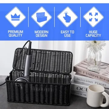 Stylish Cable Management Box for Home and Office Decor