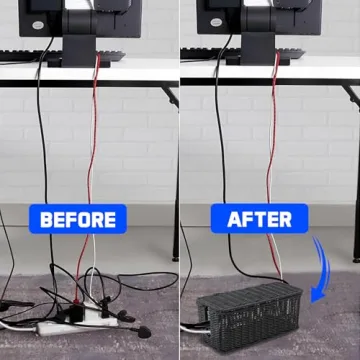 Stylish Cable Management Box for Home and Office Decor