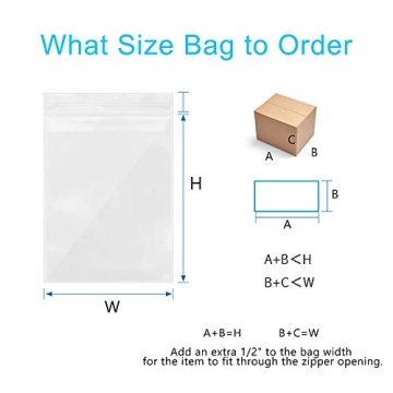3" x 4" Small Plastic Bags, 100PCS Resealable Zipper Poly Bags, 2 Mil Thick Reclosable Storage Bags - Great for Small Items, Jewelry Supplies, Beads, Screws and Party Favors