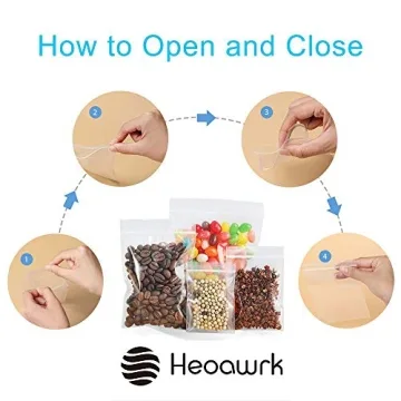 3" x 4" Small Plastic Bags, 100PCS Resealable Zipper Poly Bags, 2 Mil Thick Reclosable Storage Bags - Great for Small Items, Jewelry Supplies, Beads, Screws and Party Favors